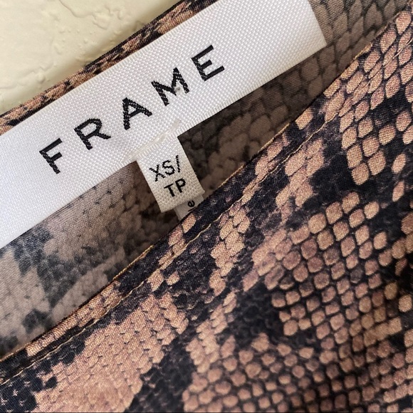 FRAME Silk Python Print Camisole - Picture 10 of 12